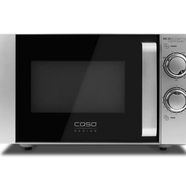 Caso Mikrowelle MG 20 Ecostyle Ceramic Schwarz/Silber
