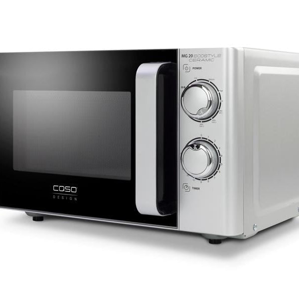 Caso Mikrowelle MG 20 Ecostyle Ceramic Schwarz/Silber