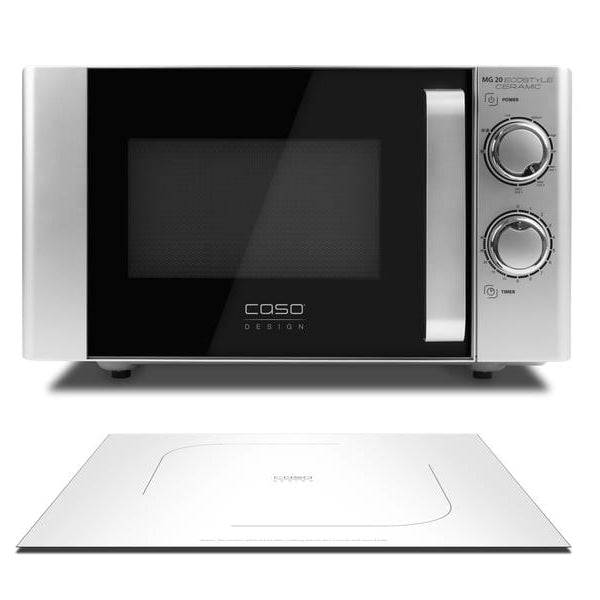 Caso Mikrowelle MG 20 Ecostyle Ceramic Schwarz/Silber