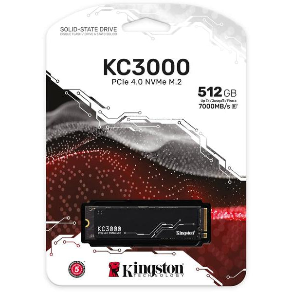 Kingston KC3000 PCIe 4.0 NVMe M.2 - 512GB
