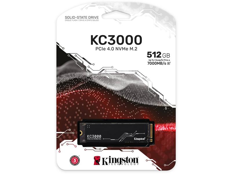 Kingston KC3000 PCIe 4.0 NVMe M.2 - 512GB