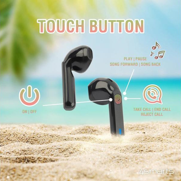 4smarts True Wireless In-Ear-Kopfhörer Eara Twin Weiss