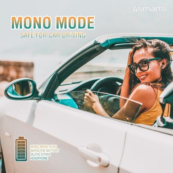 4smarts True Wireless In-Ear-Kopfhörer Eara Twin Weiss