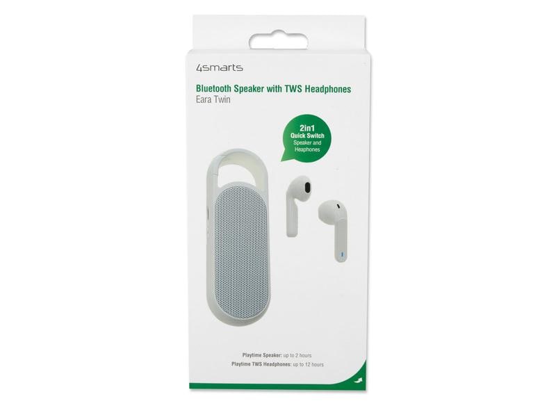 4smarts True Wireless In-Ear-Kopfhörer Eara Twin Weiss