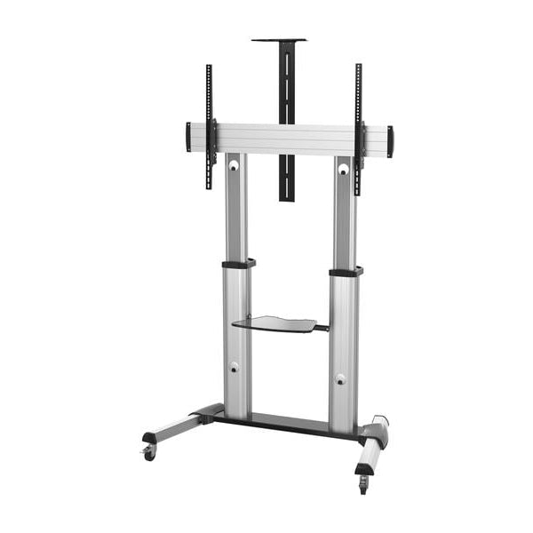 PureMounts TV-Trolley PDS-0011C Schwarz/Silber