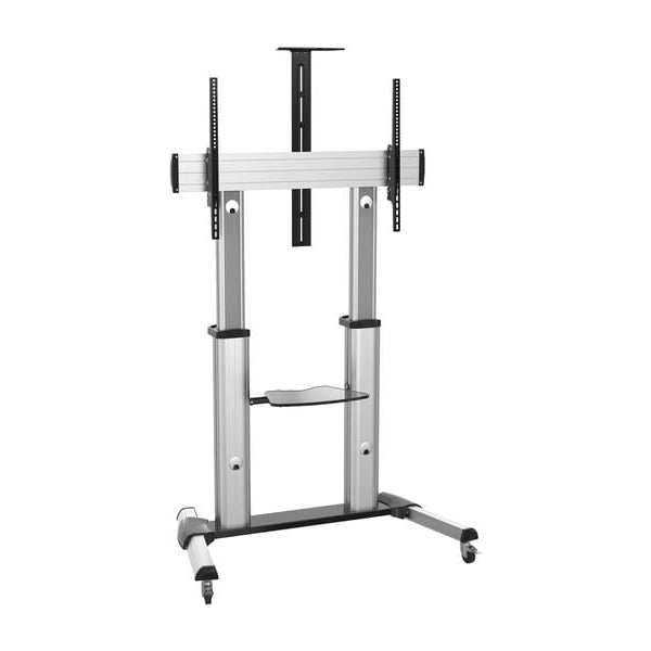 PureMounts TV-Trolley PDS-0011C Schwarz/Silber