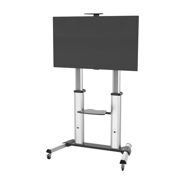 PureMounts TV-Trolley PDS-0011C Schwarz/Silber