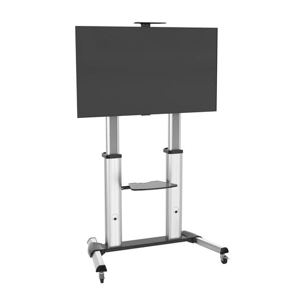 PureMounts TV-Trolley PDS-0011C Schwarz/Silber