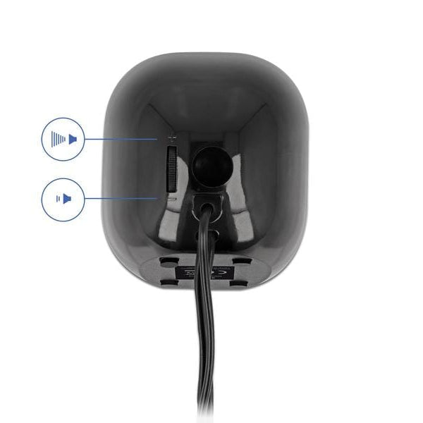 Delock PC-Lautsprecher Mini Stereo 3.5 mm Klinke, USB-Strom