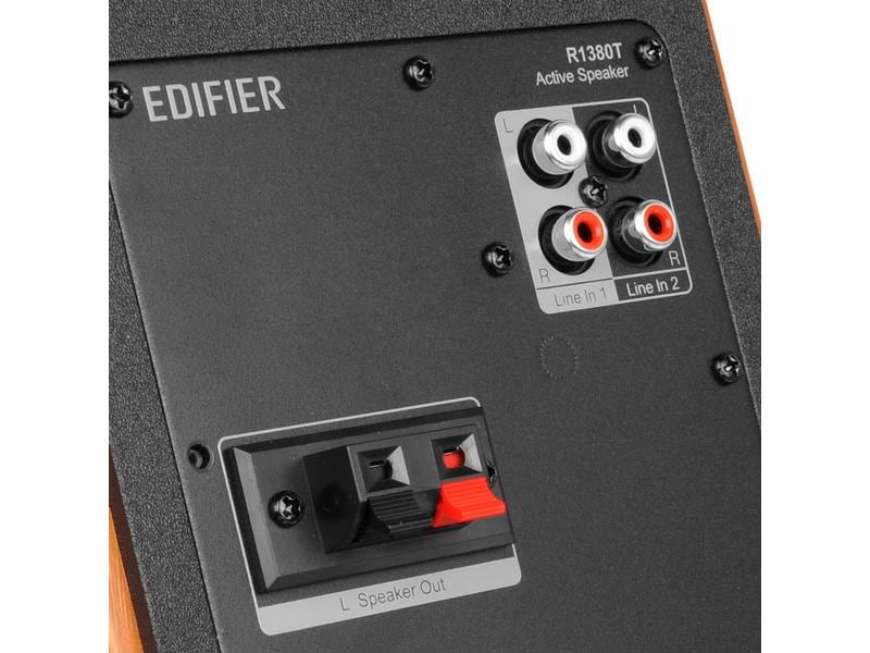 Edifier Regallautsprecher Paar R1380T Braun, Schwarz