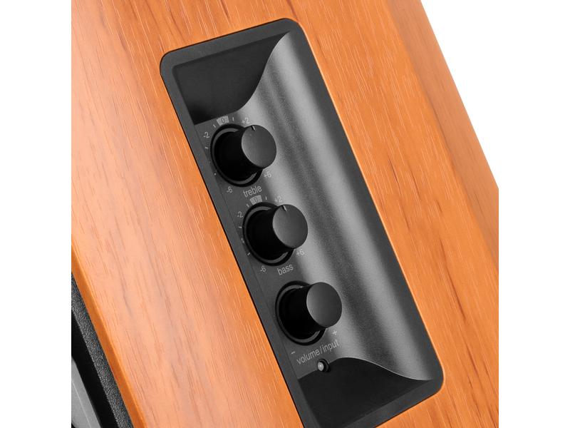 Edifier Regallautsprecher Paar R1380T Braun, Schwarz