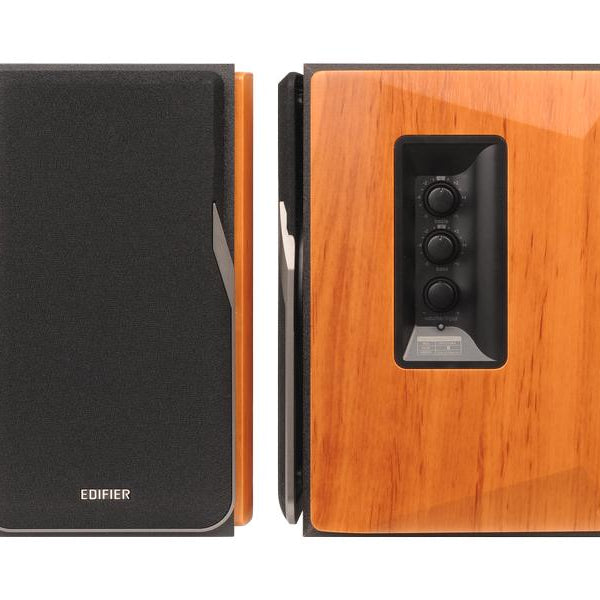 Edifier Regallautsprecher Paar R1380T Braun, Schwarz