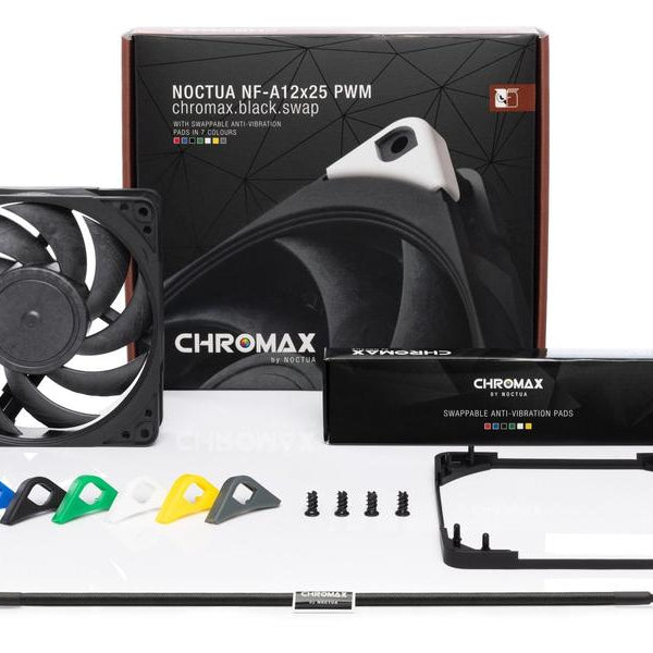 Noctua PC-Lüfter NF-A12 x 25 PWM chromax.black