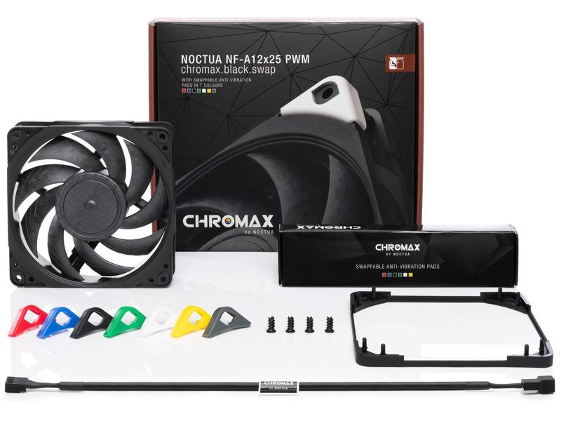 Noctua PC-Lüfter NF-A12 x 25 PWM chromax.black