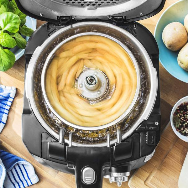 Gastroback Fritteuse Vita-Spin , Schwarz