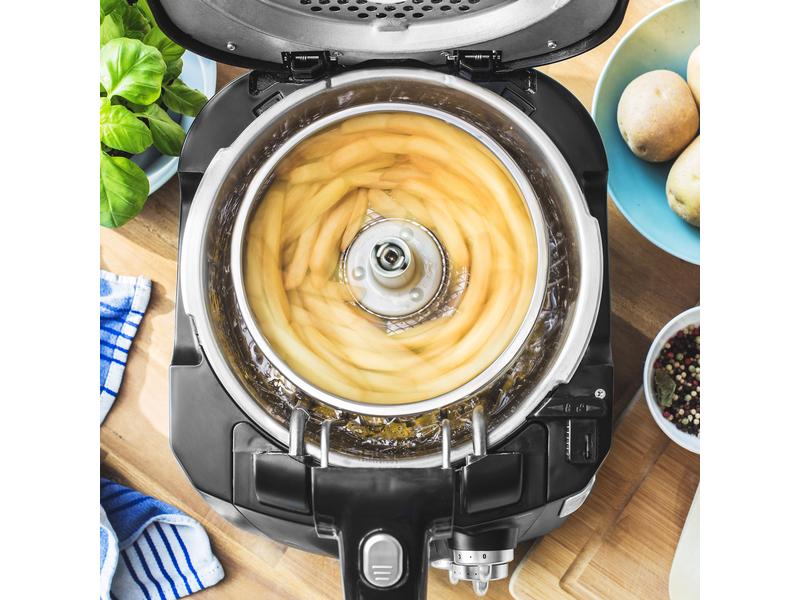Gastroback Fritteuse Vita-Spin , Schwarz