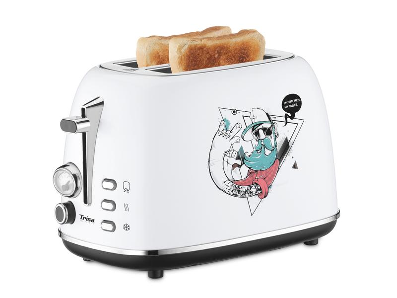 Trisa Toaster Street Art Weiss