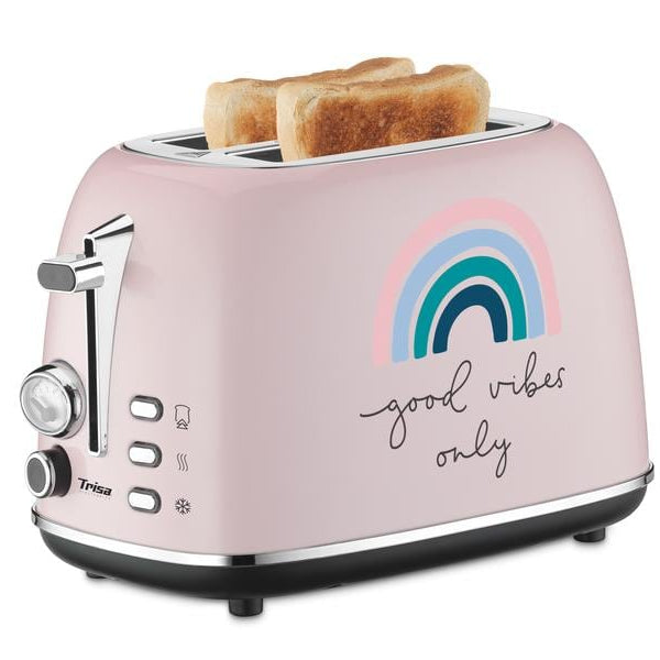 Trisa Toaster Good Vibes Rosa