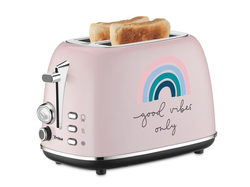 Trisa Toaster Good Vibes Rosa