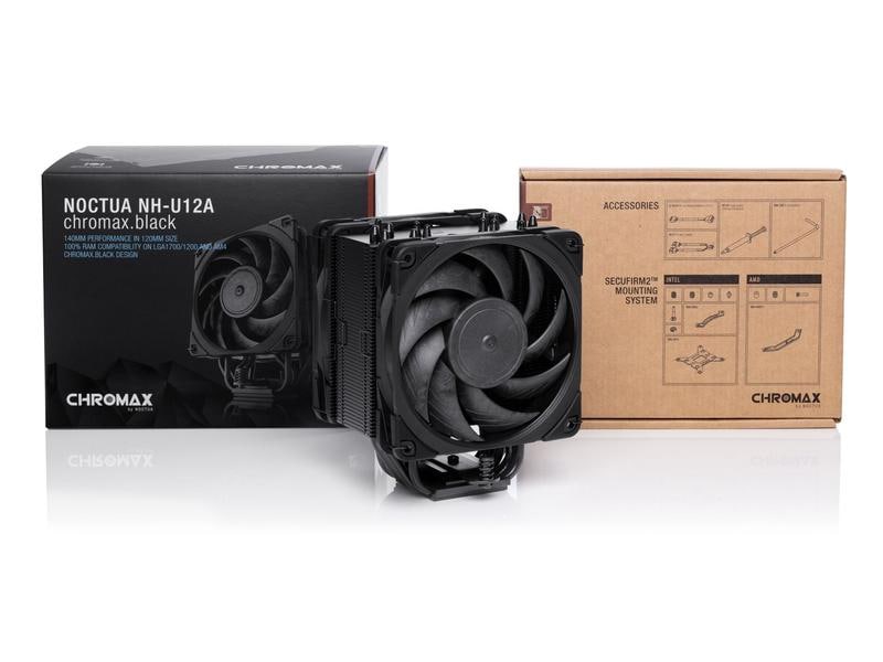 Noctua CPU-Kühler NH-U12A chromax.black