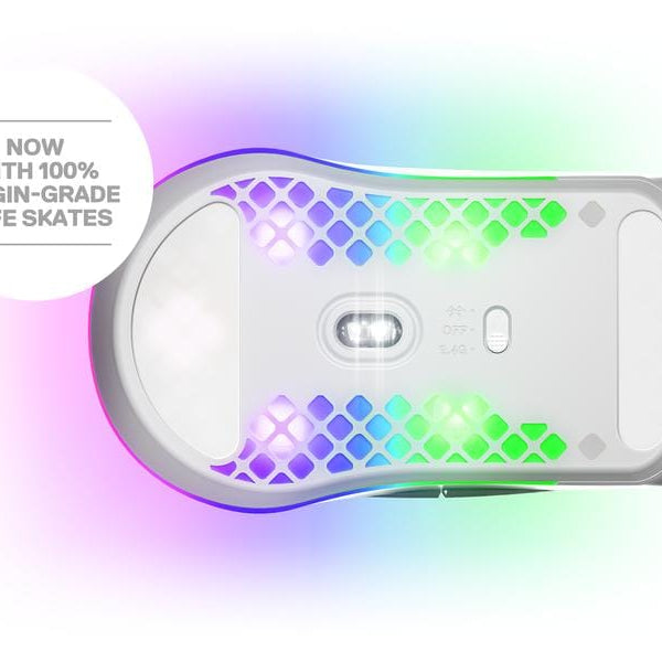 Steel Series Gaming-Maus Aerox 3 Wireless Weiss