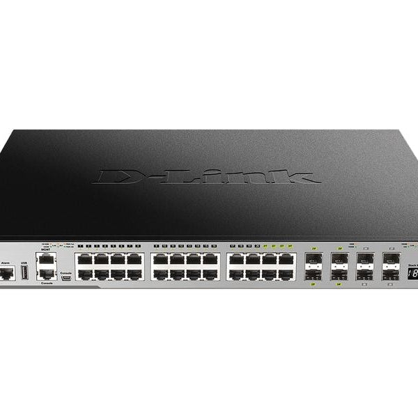 D-Link PoE+ Switch DGS-3630-28PC/SI/E 28 Port