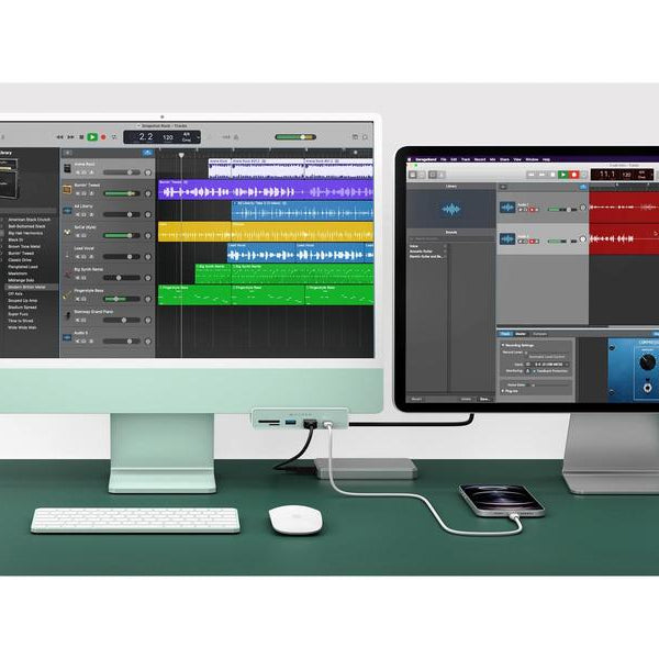 HYPER Dockingstation 6-in-1 USB-C Hub für iMac 24