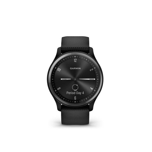 GARMIN Sportuhr Vivomove Sport Schwarz/Grau