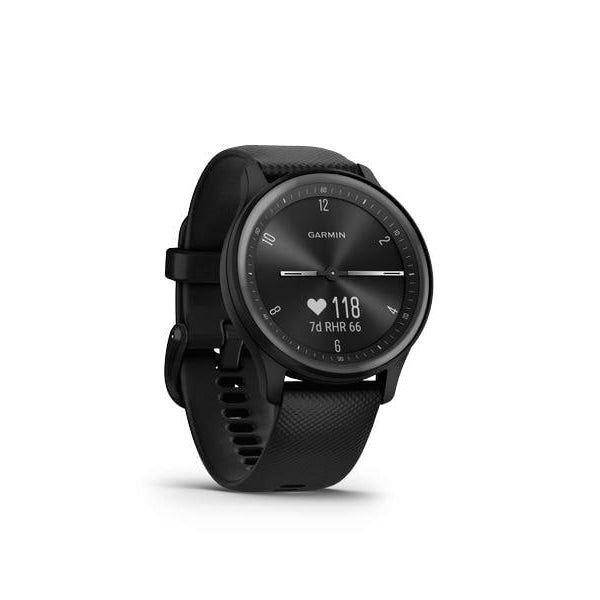 GARMIN Sportuhr Vivomove Sport Schwarz/Grau