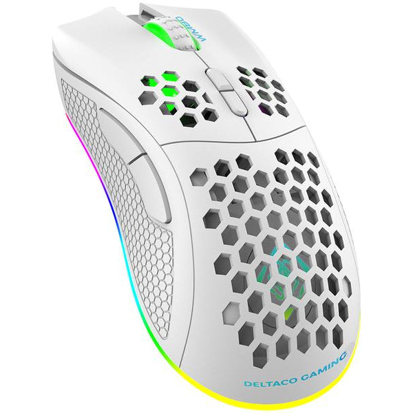 DELTACO Gaming-Maus WM80 RGB Weiss