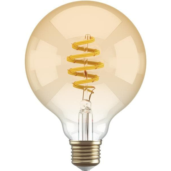 Hombli Smart Bulb Amber, Filament, 5.5W, E27, G95, klar