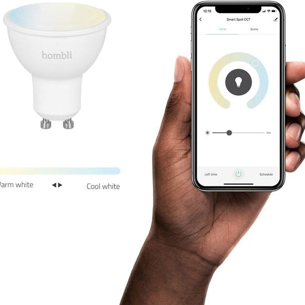hombli Leuchtmittel Smart Spot, GU10, 4.5 W, CCT, 1+1 Pack