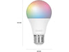 hombli Leuchtmittel Smart Bulb, E27, 9W, RGB + CCT, 1+1 Pack