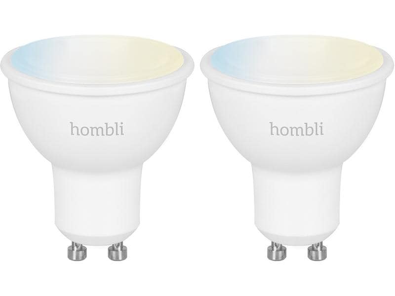 hombli Leuchtmittel Smart Spot, GU10, 4.5 W, CCT, 1+1 Pack