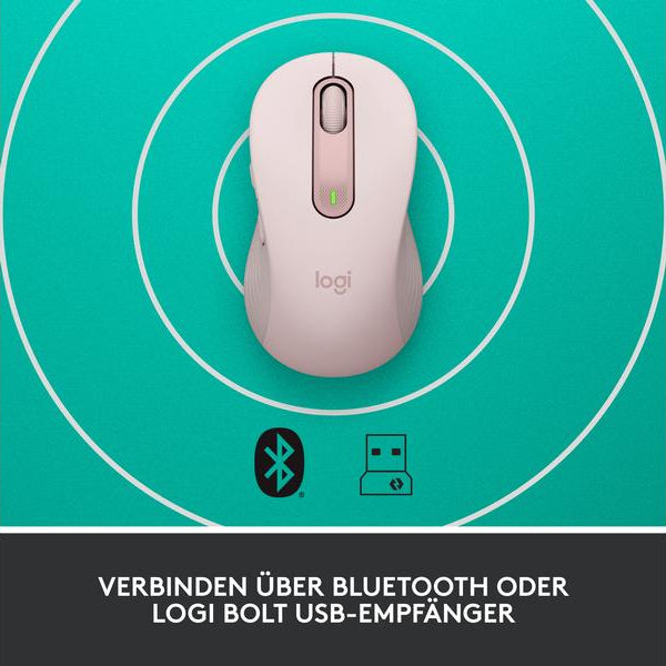 Logitech Maus Signature M650 L Rosa