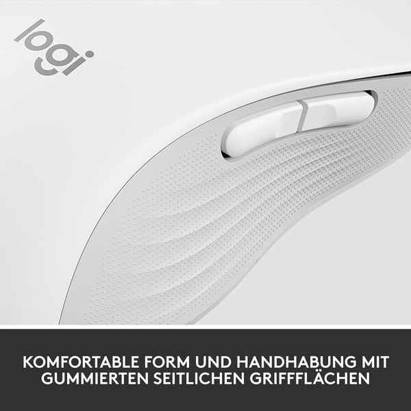 Logitech Maus Signature M650 L left Weiss