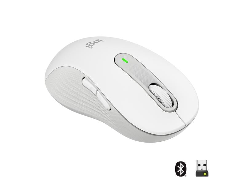 Logitech Maus Signature M650 L left Weiss