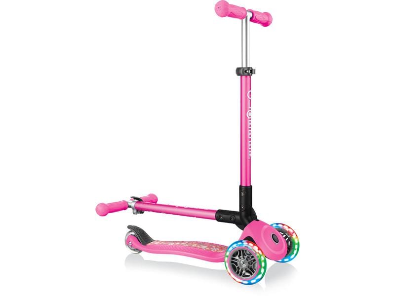 GLOBBER Scooter Primo Foldable Fantasy Lights Pink