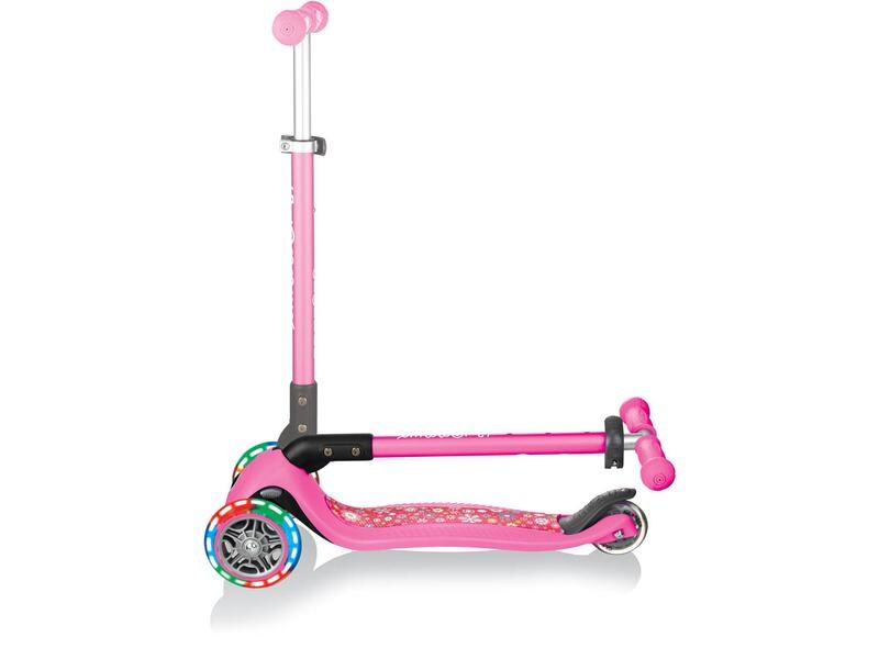 GLOBBER Scooter Primo Foldable Fantasy Lights Pink