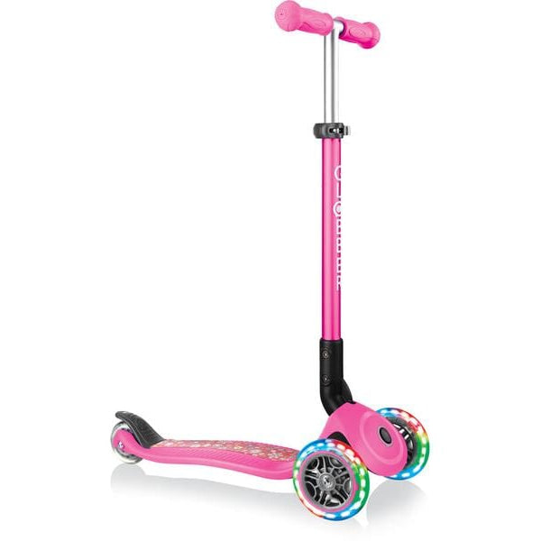 GLOBBER Scooter Primo Foldable Fantasy Lights Pink