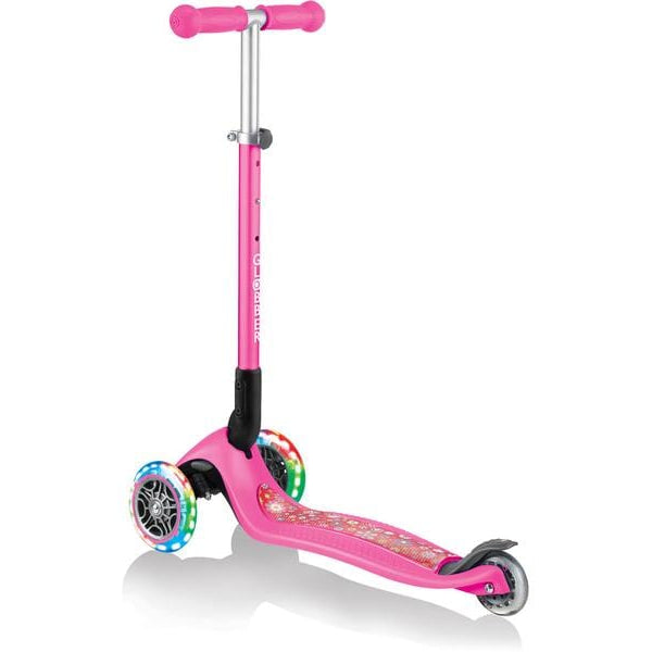 GLOBBER Scooter Primo Foldable Fantasy Lights Pink