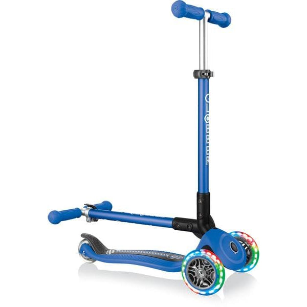 GLOBBER Scooter Primo Foldable Fantasy Lights Blau