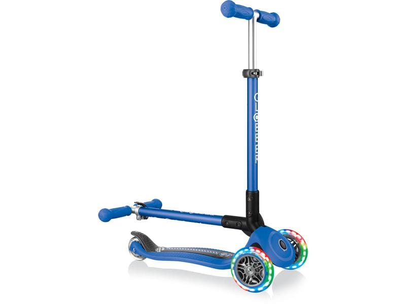 GLOBBER Scooter Primo Foldable Fantasy Lights Blau