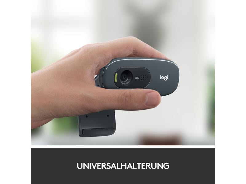 Logitech Webcam HD C270 HD 720p, Belichtungskorrektur
