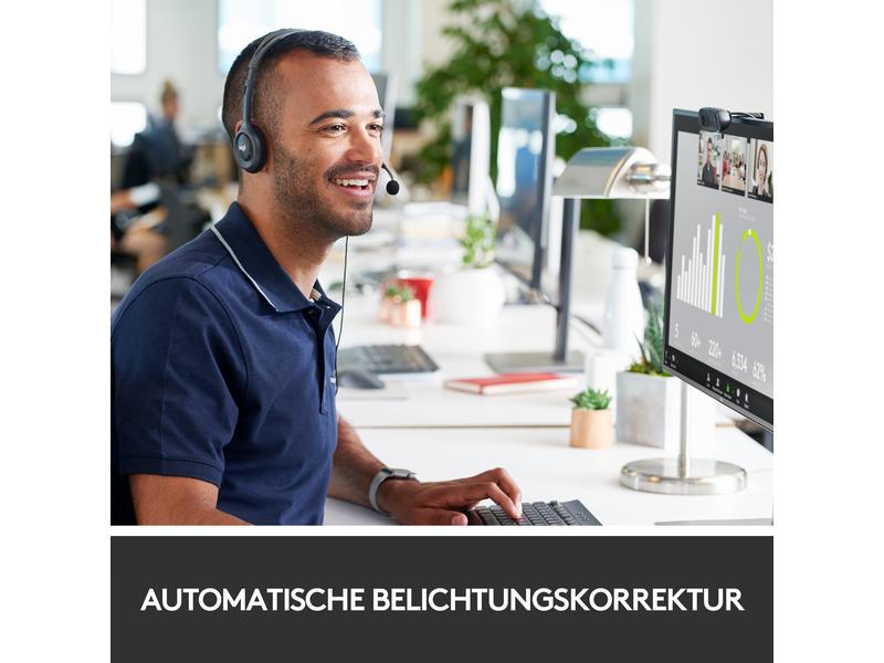 Logitech Webcam HD C270 HD 720p, Belichtungskorrektur