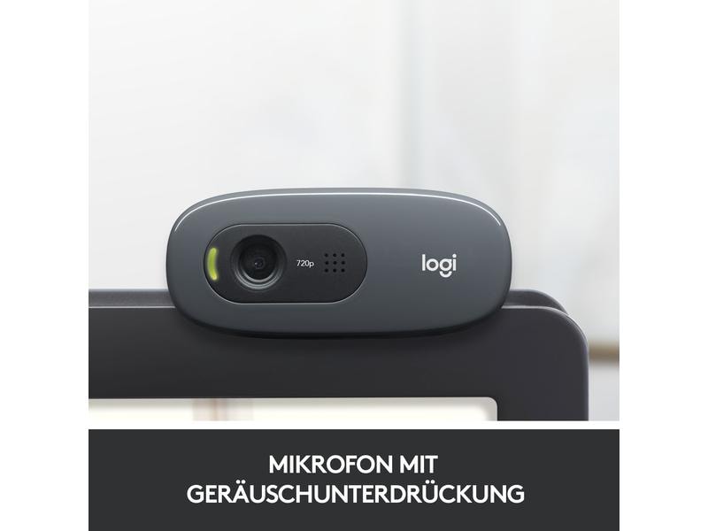 Logitech Webcam HD C270 HD 720p, Belichtungskorrektur