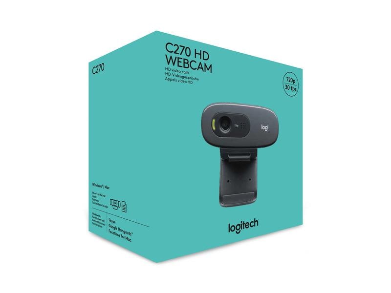 Logitech Webcam HD C270 HD 720p, Belichtungskorrektur