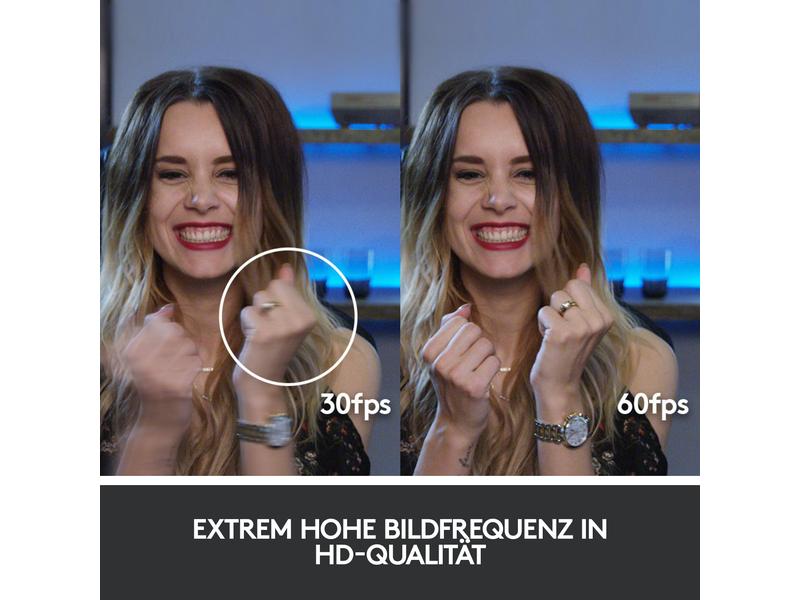 Logitech Webcam C922 Pro Stream , mit Stativ, Full-HD 1080p, USB