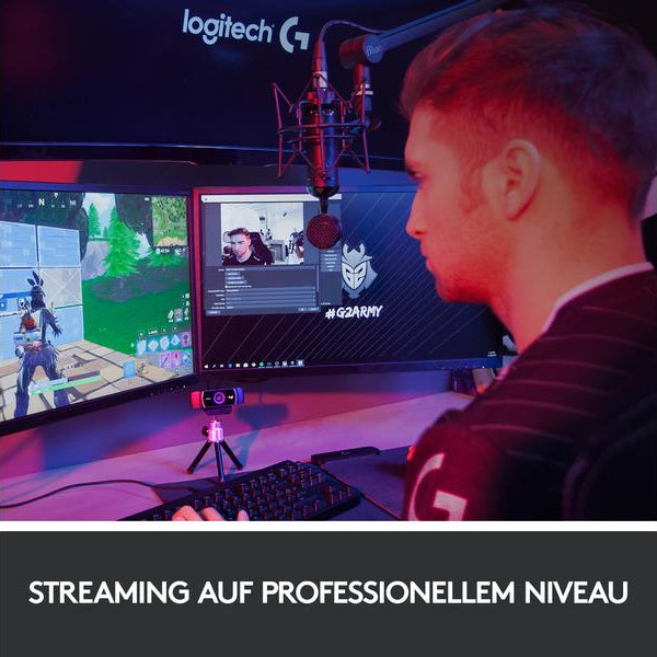 Logitech Webcam C922 Pro Stream , mit Stativ, Full-HD 1080p, USB