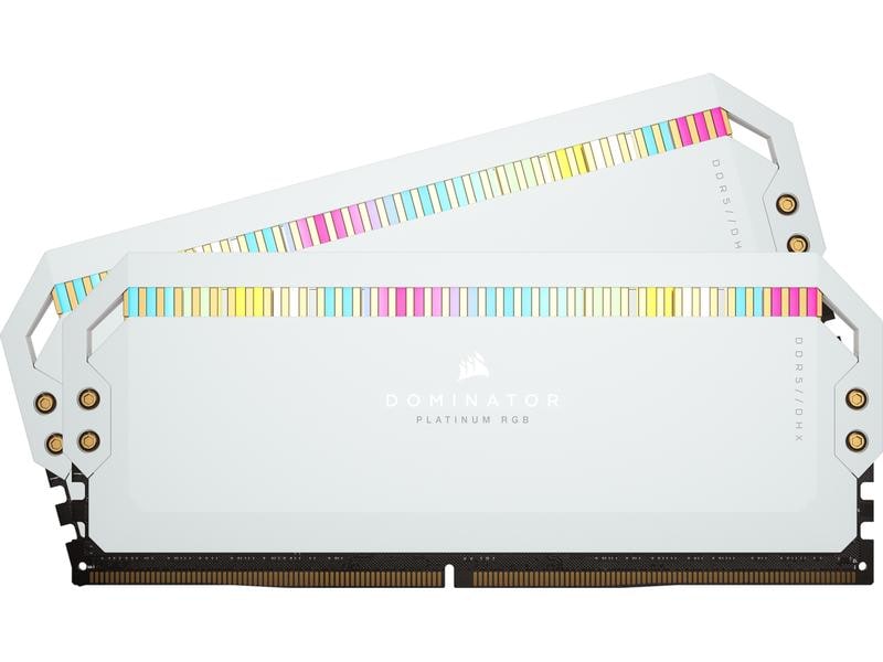 Corsair DDR5-RAM Dominator Platinum RGB 6200 MHz 2x 16 GB Weiss